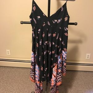 Hi low dress from Express in floral print